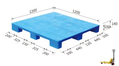 Pallet 1200x1200x140 ( Flat surface, 9F)