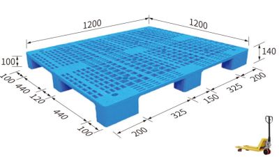 Pallet 1200x1200x140 ( grid surface, 9F)