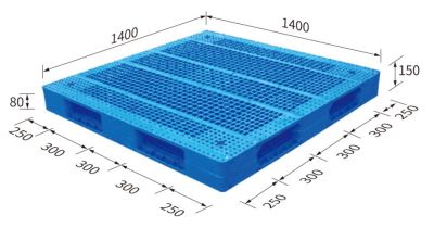 Pallet 1400x1400x150 ( grid, reversible)